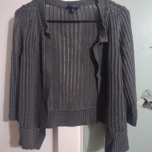 The Limited Olive Green Cardigan Sweater 3/4sleeves size Medium